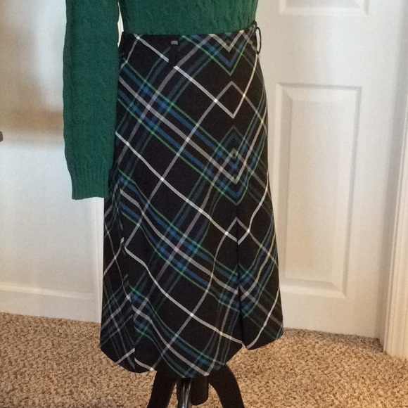 Nine & Company Petite by Nine West Plaid Skirt - Picture 2 of 7
